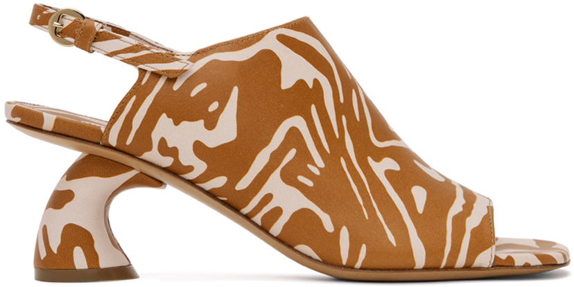 Modni dodatki Dries Van Noten Dries Van Noten Open Toe Heeled Sandals Rjava | WS241-663-554