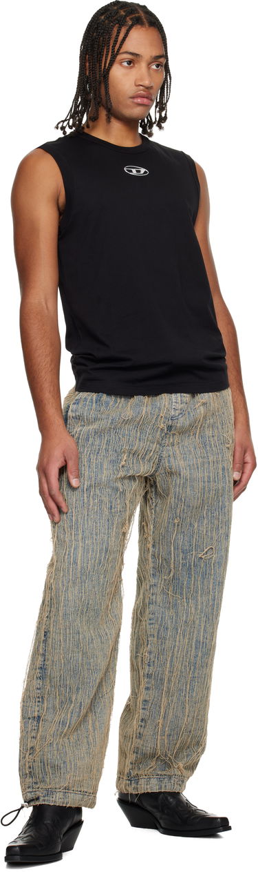 Majica brez rokavov Diesel T-Bisco-Od Tank Top Črna | A15372-0CLBR-9XX, 3