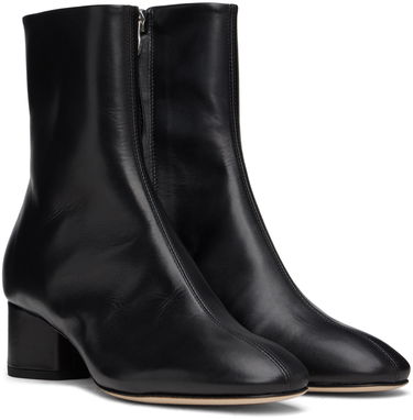 Oblačila Aeyde Aeyde Allegra Leather Ankle Boots Črna | A11-AB-ALLD55BL-223-800-046, 3