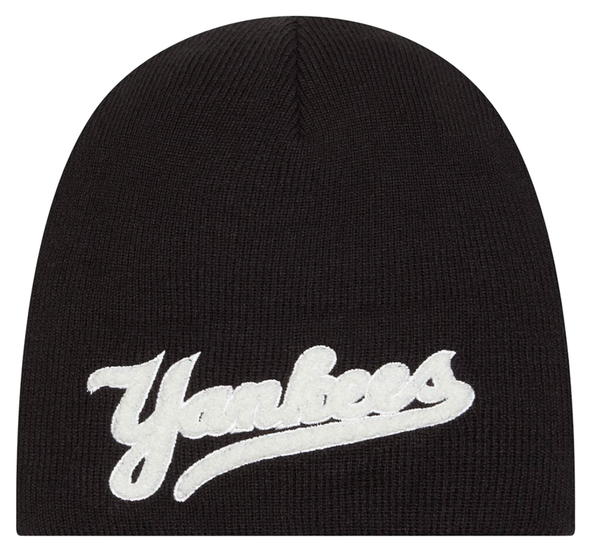 Beanie New Era New Era New York Yankees Chenille Beanie Črna | 60493061-60493061
