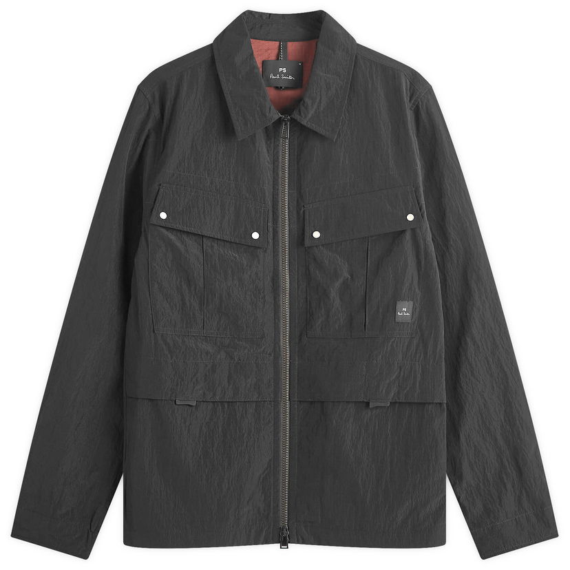 Vetrovka Paul Smith Paul Smith Overshirt Jacket Črna | M2R-112Z-N22166-79