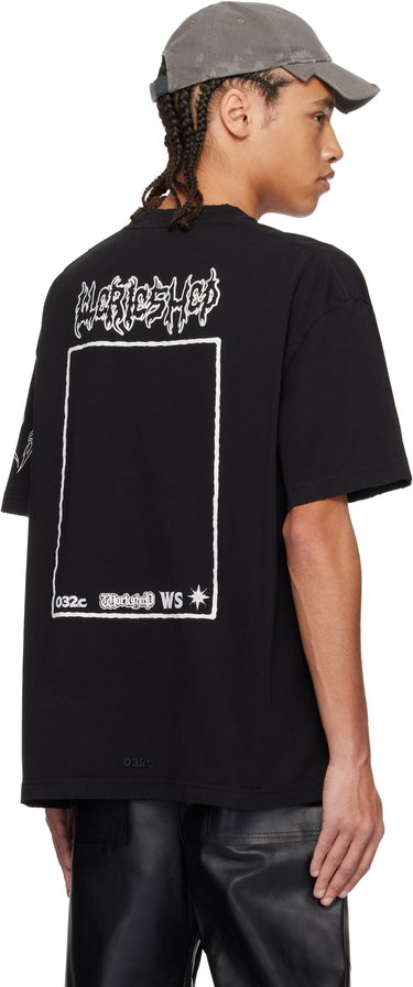 Majica 032C 032c Workshop Armour Graphic T-Shirt Črna | S25-URC-0113-050, 2