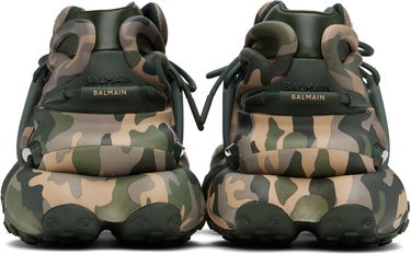 Superge in čevlji Balmain Balmain Unicorn Low Camouflage-Print Zelena | EM1VJ309KCKN, 1