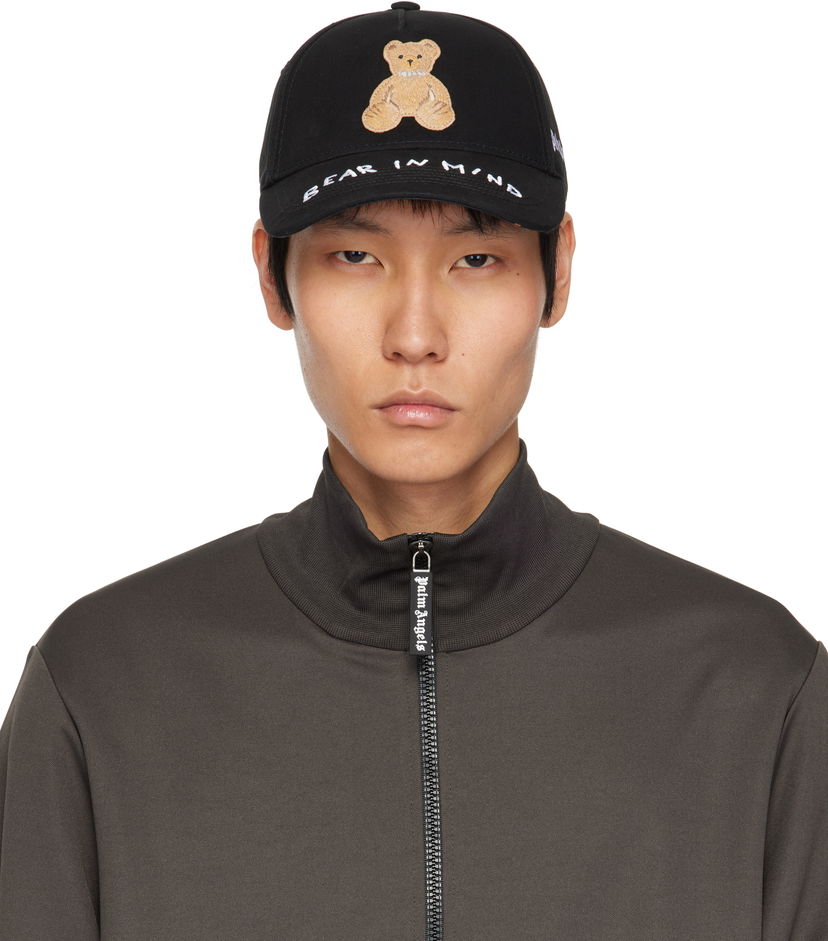 Kapa Palm Angels Palm Angels 'Bear In Mind' Baseball Cap Črna | PMLB108S25FAB0041060