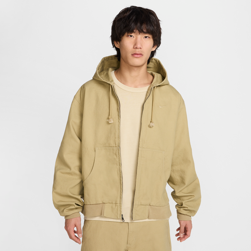 Pulover Nike Nike Life Unlined Full-Zip Hoodie Bež | HQ6122-297