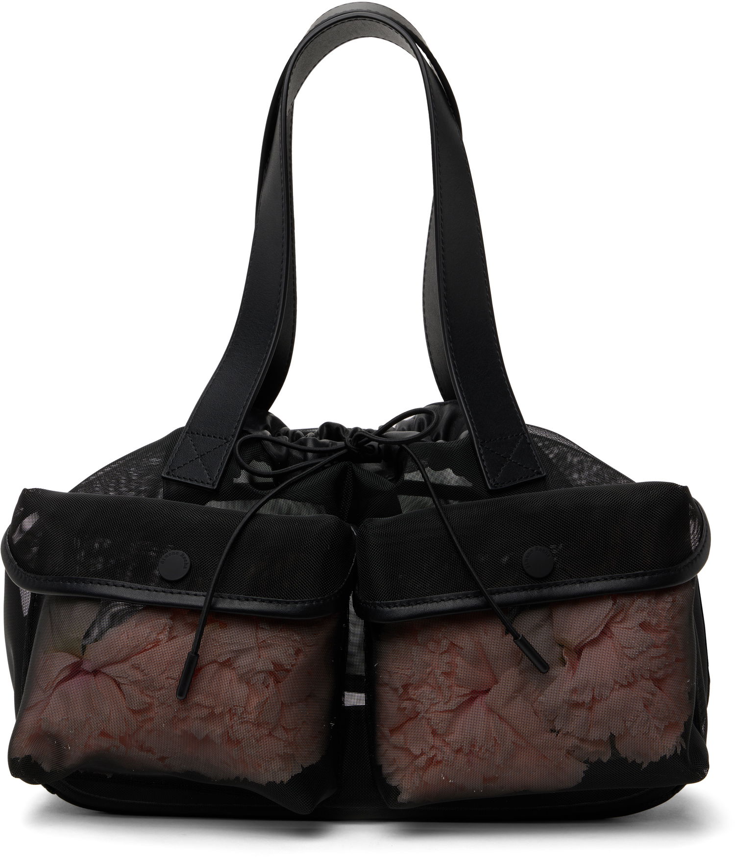 Torbica Simone Rocha Simone Rocha Carnation Pocket Tote Črna | BAG186F 0805, 0