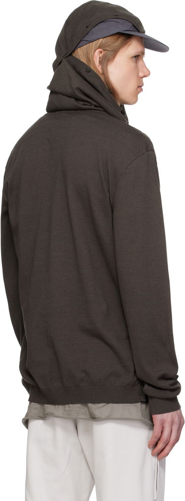 Pleteni pulover Post Archive Faction (PAF) Post Archive Faction 8.0 Knit Center Hoodie Zelena | 8.0 KHC-BR, 2