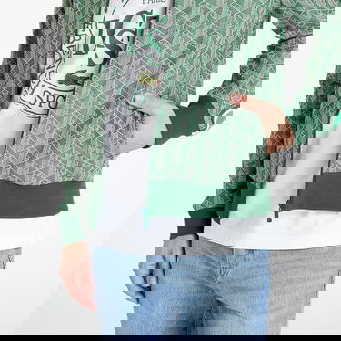 Pulover Lacoste Patterned Sweatshirt Modra | SH1368, 3