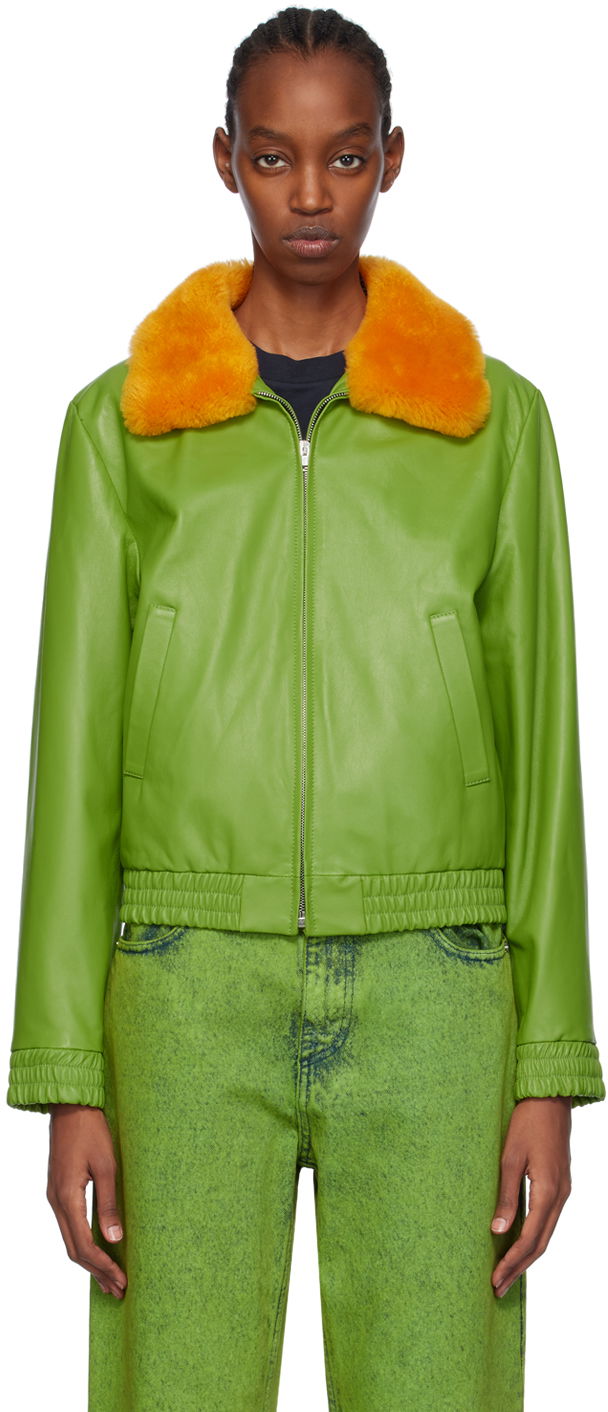 Zip Shearling Jacket