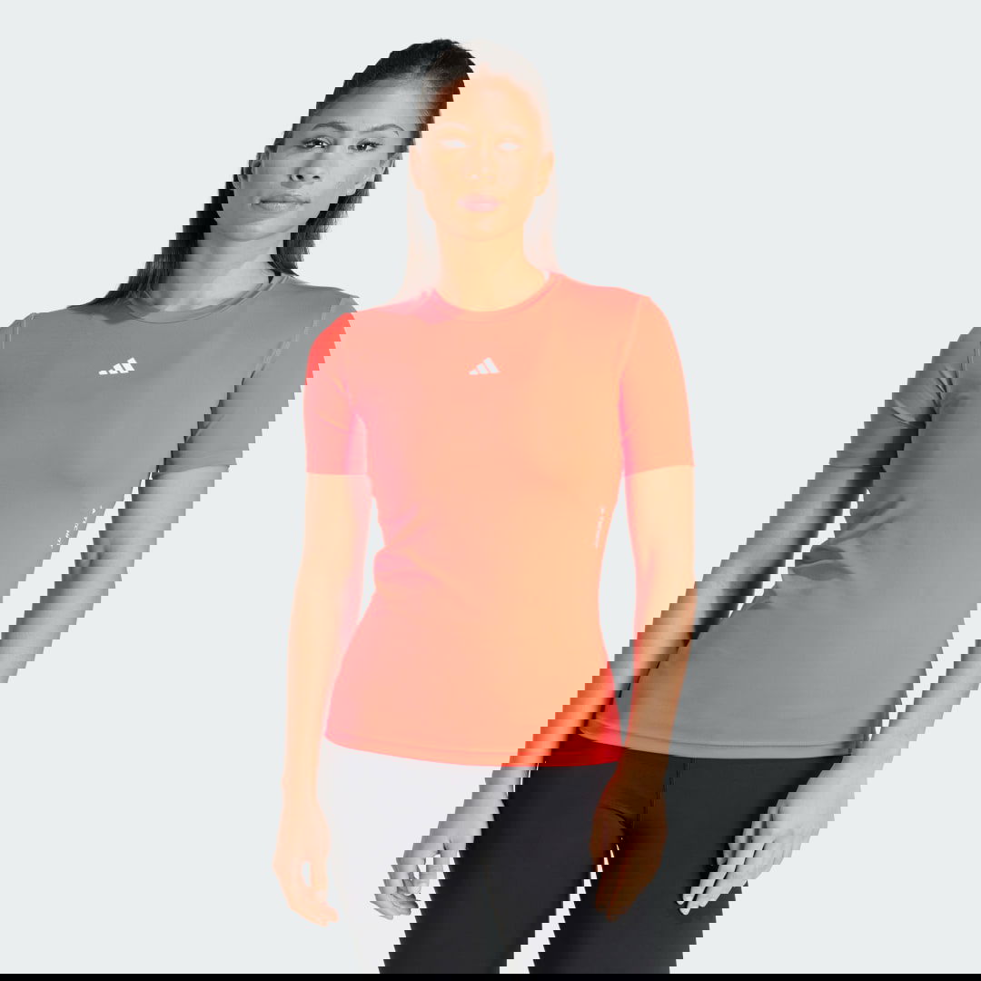 Majica adidas Performance Techfit Training Tee Rdeča | IT6739, 1