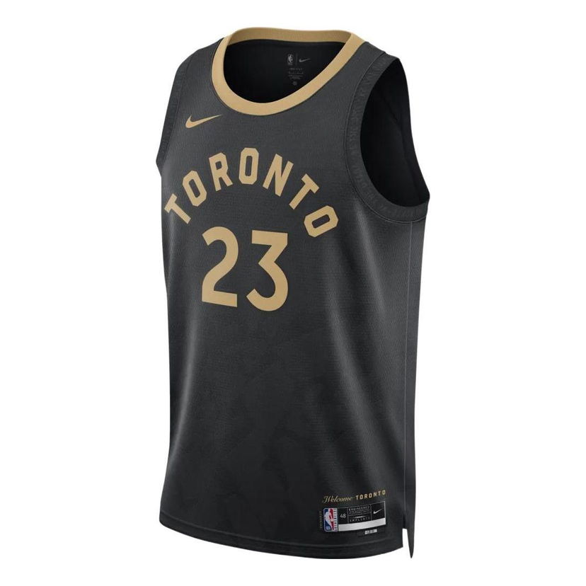 Dres Nike Raptors City Edition Swingman Jersey 2022/23 Črna | DO9611-010