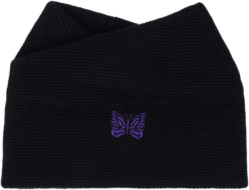 Šala Needles Wool Neck Warmer Črna | PU065