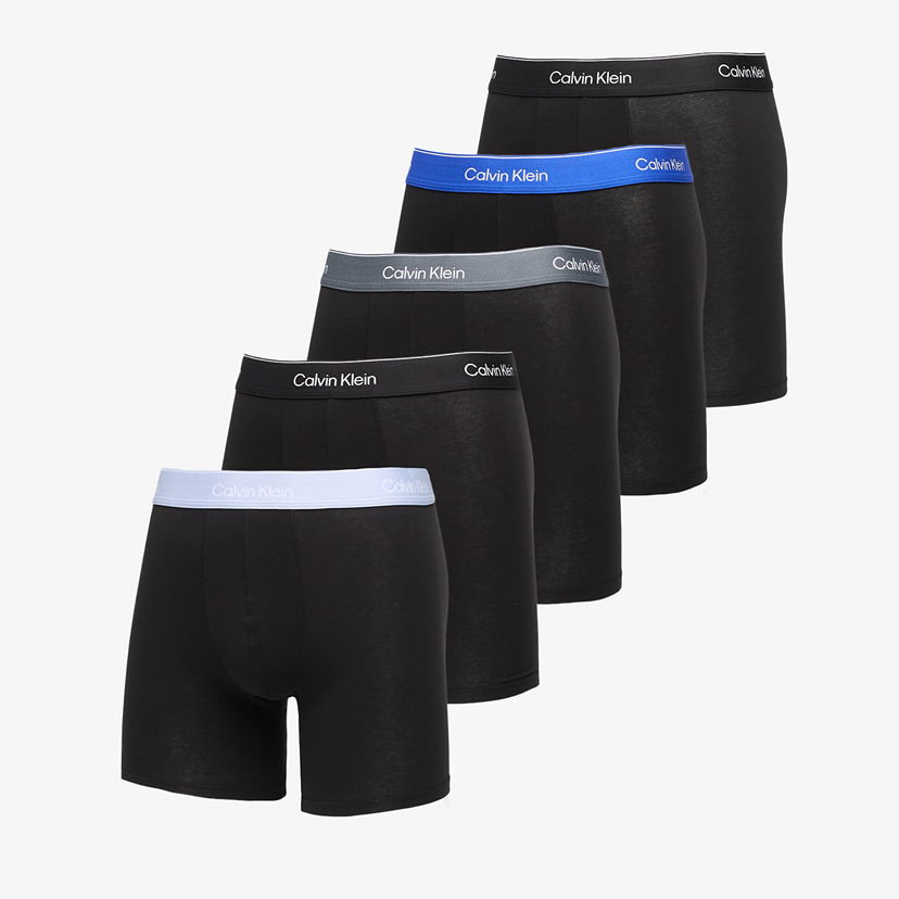 Boksarice CALVIN KLEIN Boxer Brief 5-Pack Črna | LV00NB4395 0GN