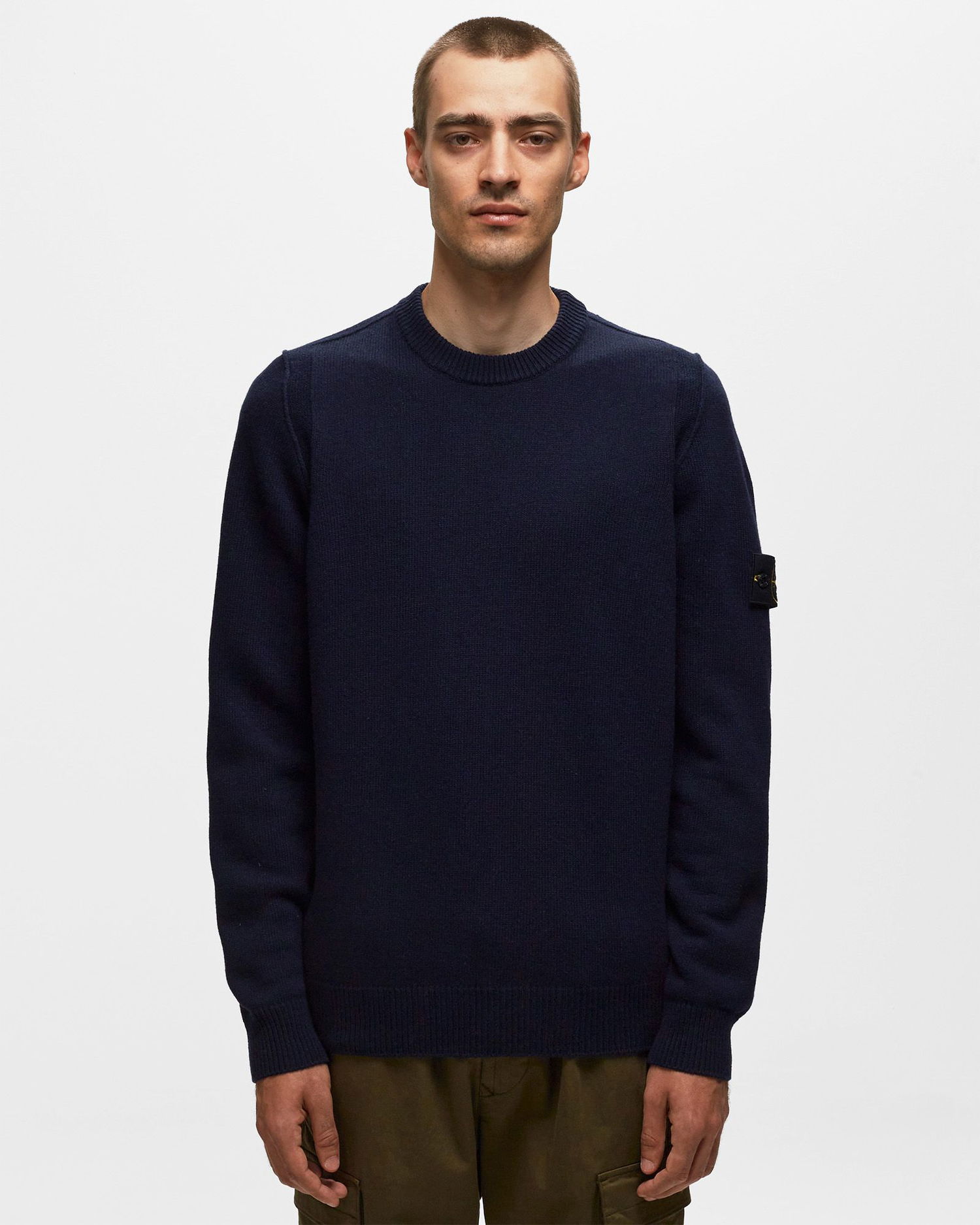 Pleteni pulover Stone Island Crewneck Zelena | 7915508A3, 1