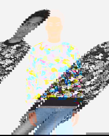 Pleteni pulover BAPE Multi Camo Crewneck Črna | 1G80 113 017 BLACK, 2