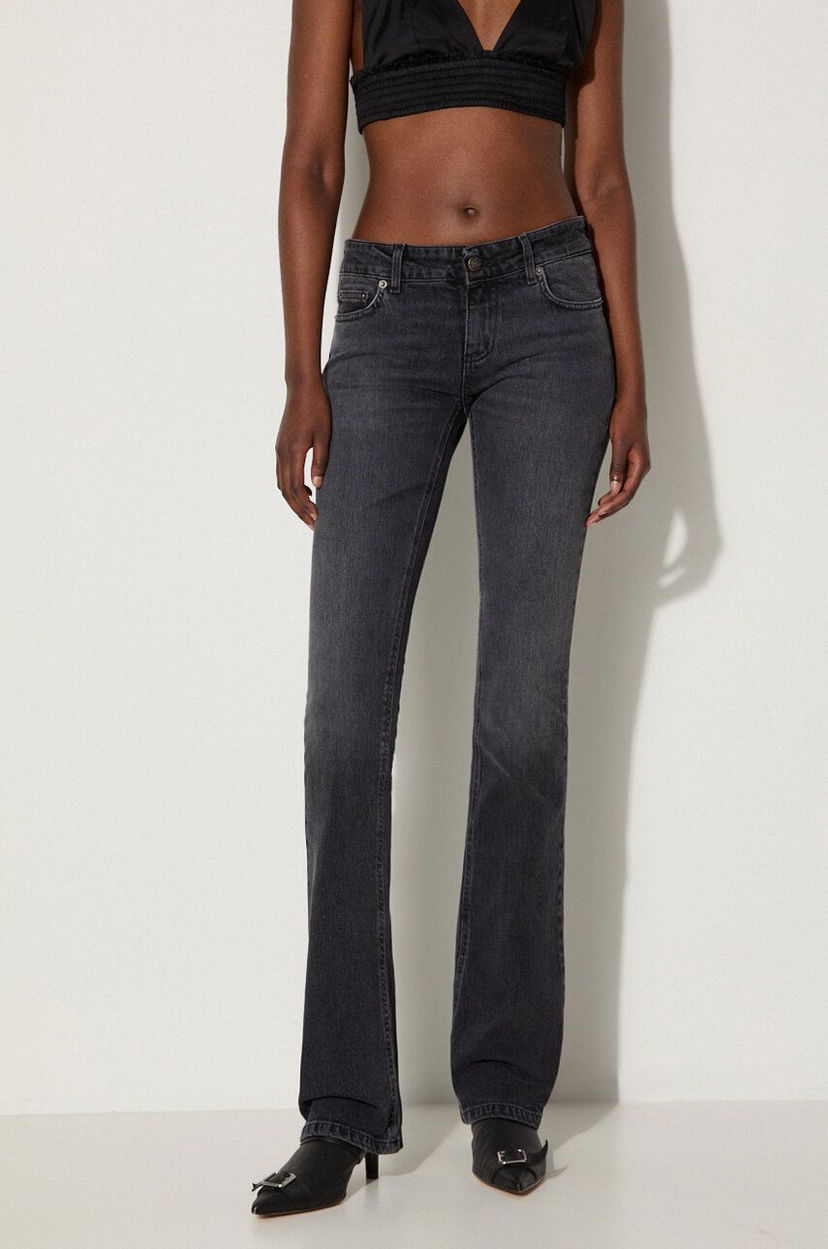Kavbojke Fiorucci Low Rise Bootcut Jeans Črna | W01FPDJE083DN02DN05