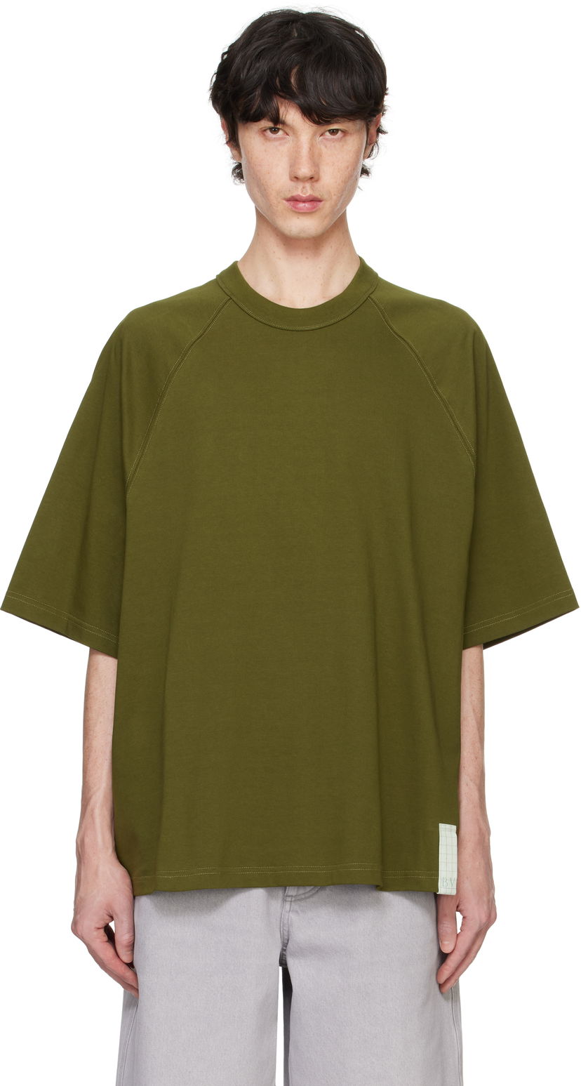 Majica Bottega Veneta Pima Cotton Jersey T-Shirt Zelena | 804279 V4N50 1352