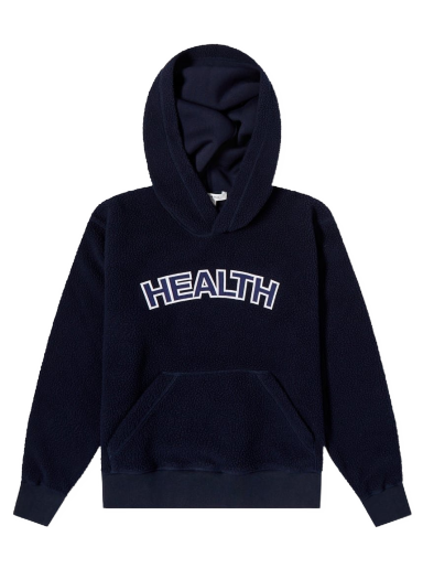Pulover Sporty & Rich Health Sherpa Hoodie Mornarica | HO664NA