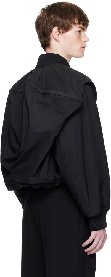 Bomber jakna Jean Paul Gaultier Jean Paul Gaultier 'The Hooded' Bomber Jacket Črna | 25/03-U-OU005-W007-00, 2