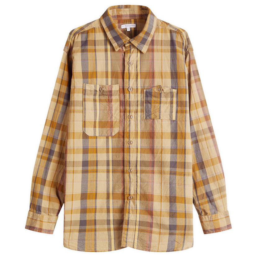 Srajce Engineered Garments Engineered Garments Work Shirt, Size Large Rjava | QT026-ES065