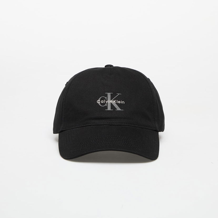 Kapa CALVIN KLEIN Calvin Klein Jeans Monologo Printed Baseball Cap Črna | LV04G5032G UB1