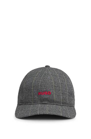 Kapa BOSS HUGO Twill Cap with Embroidered Logo Siva | 50544430