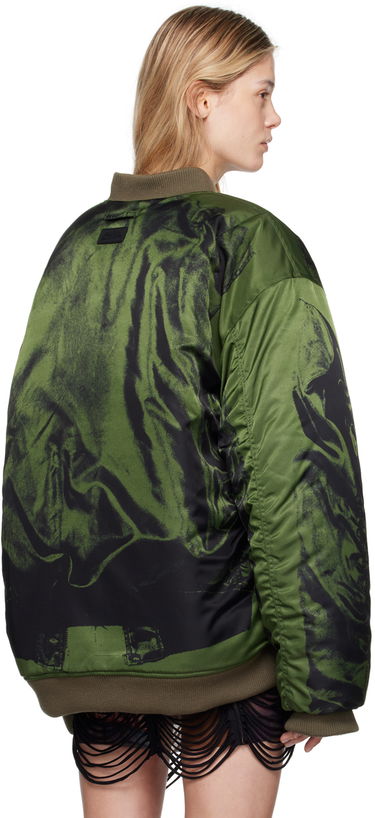 Bomber jakna Jean Paul Gaultier Jean Paul Gaultier Trompe L'œil Print Bomber Jacket Zelena | 24/30-F-BL046-C538-4100, 2