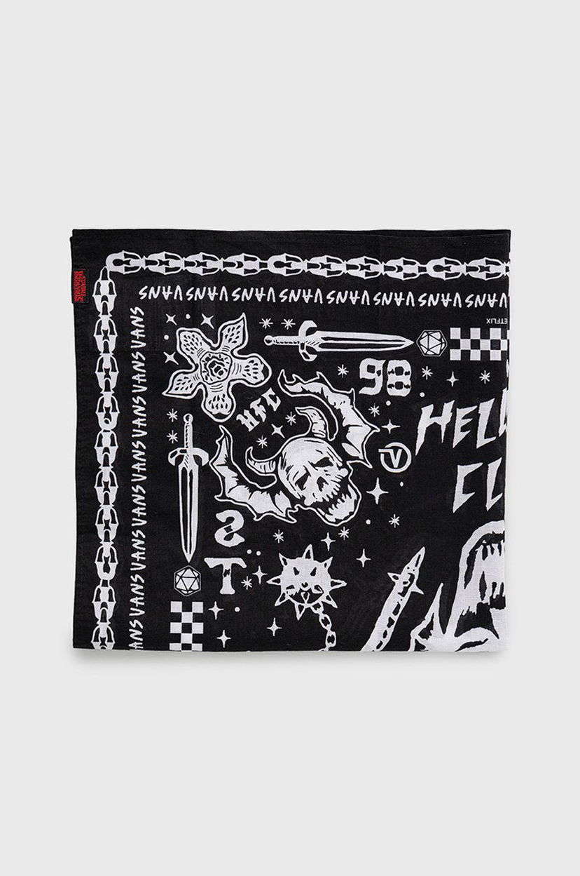 Šala Vans Vans Stranger Things Bandana Črna | VN0007RSBLK1