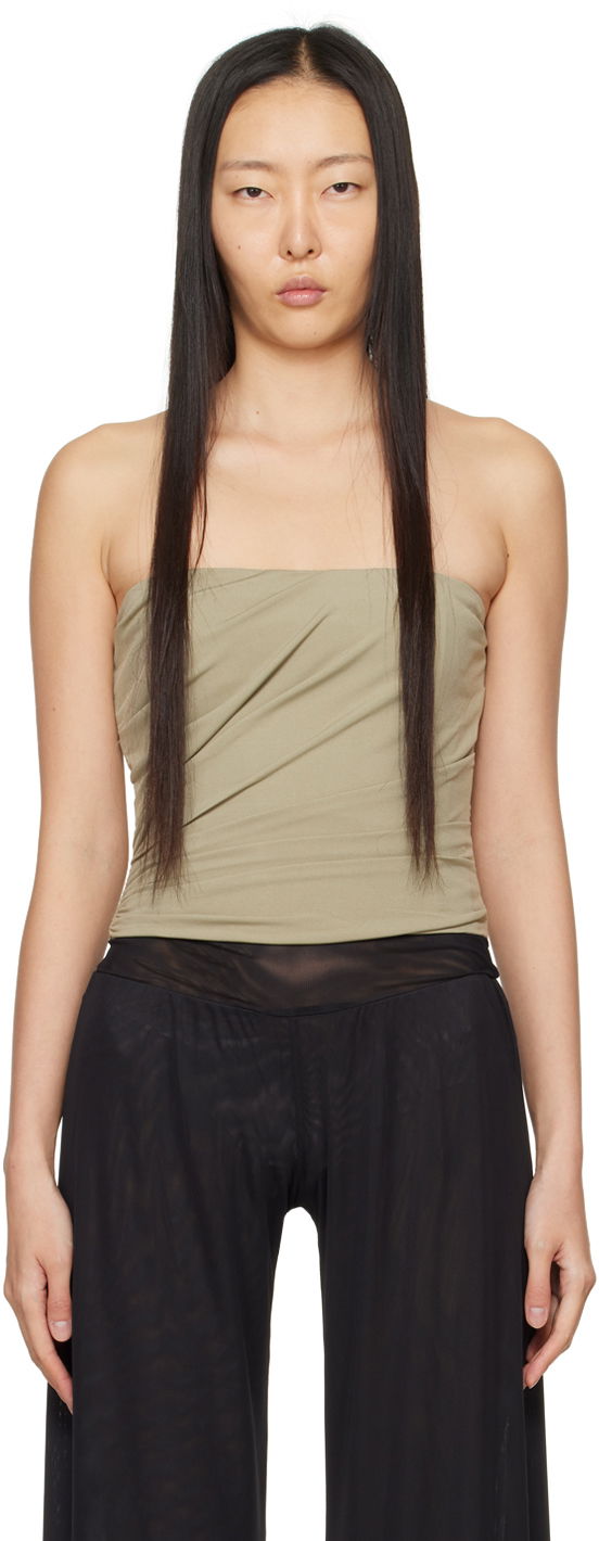 Hlače Miaou Miaou Alisha Corset Top Črna | 7118VISFOX