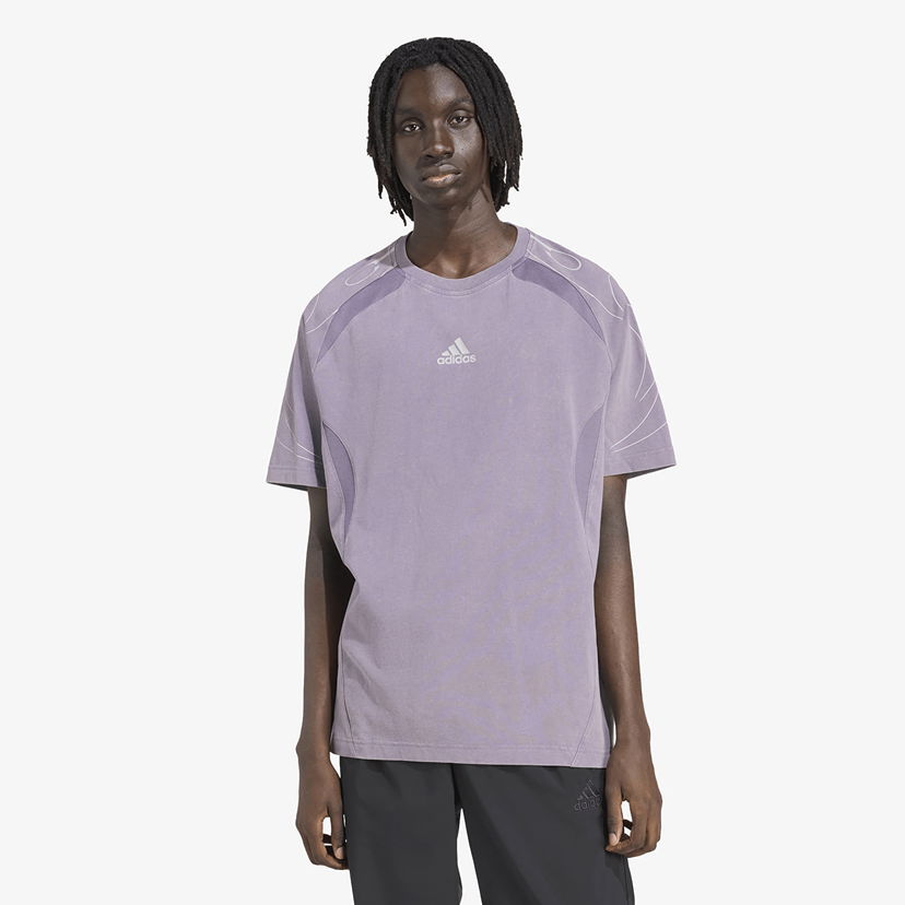 Majica adidas Originals Adilenium Season 4 Teamgeist Graphic T-Shirt Lila | KF8539