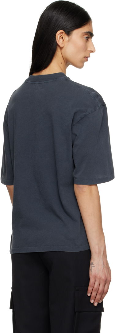 Krop-top Anine Bing Anine Bing Avi Collegiate Leopard T-Shirt Siva | A-08-10922-BLK5, 2