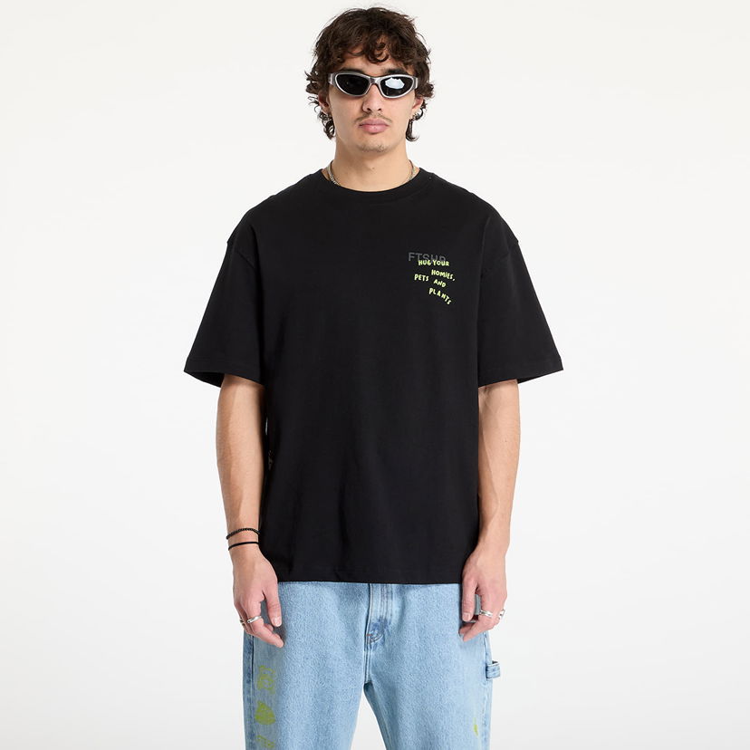 Majica Footshop FTSHP x Spiritual Gangster Yup T-Shirt Črna | FTSHP_386