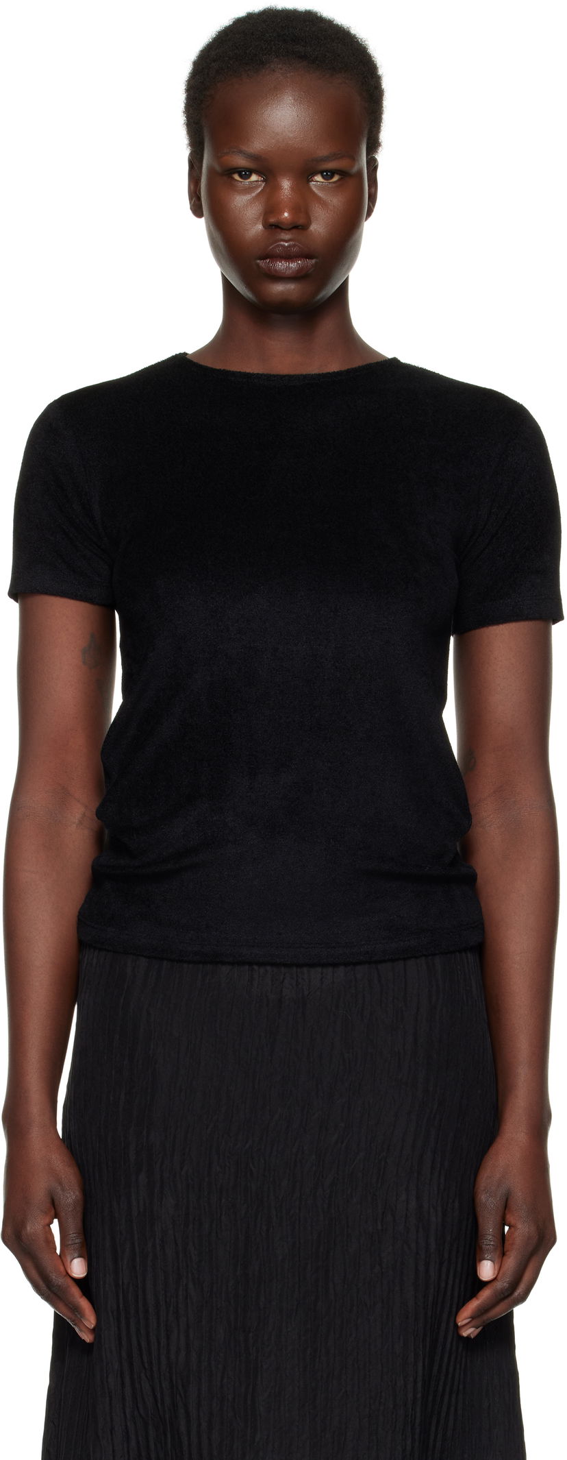 Majica Baserange Omo Black T-shirt Črna | TOOT-VE-SP25