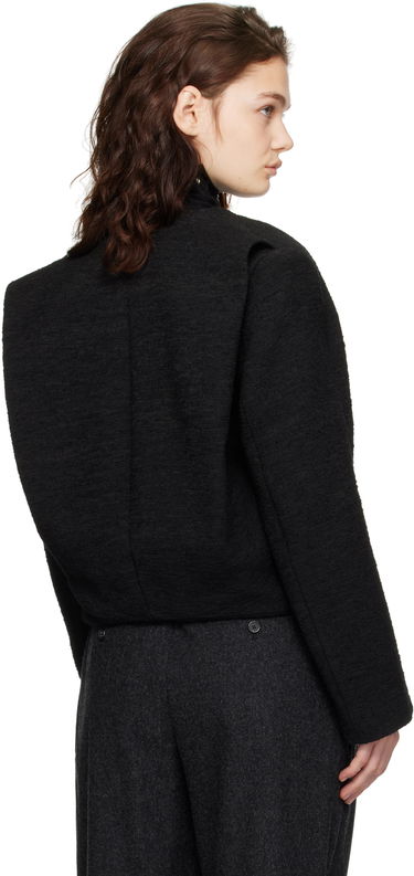 Telovnik TOTEME TOTEME Cropped Bouclé Jacket Črna | 251-WRO4309-FB0271, 2