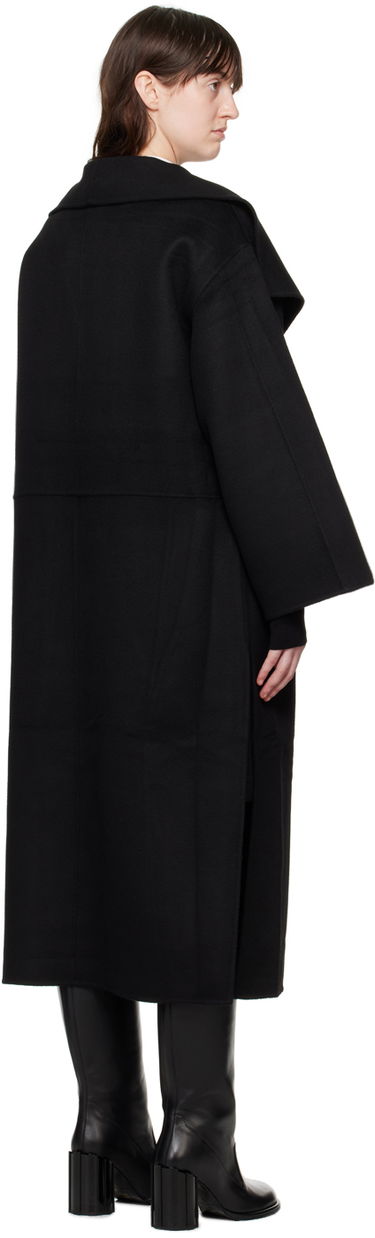 Plašči TOTEME Signature Wool Oversized Coat Črna | 211-110-717, 2