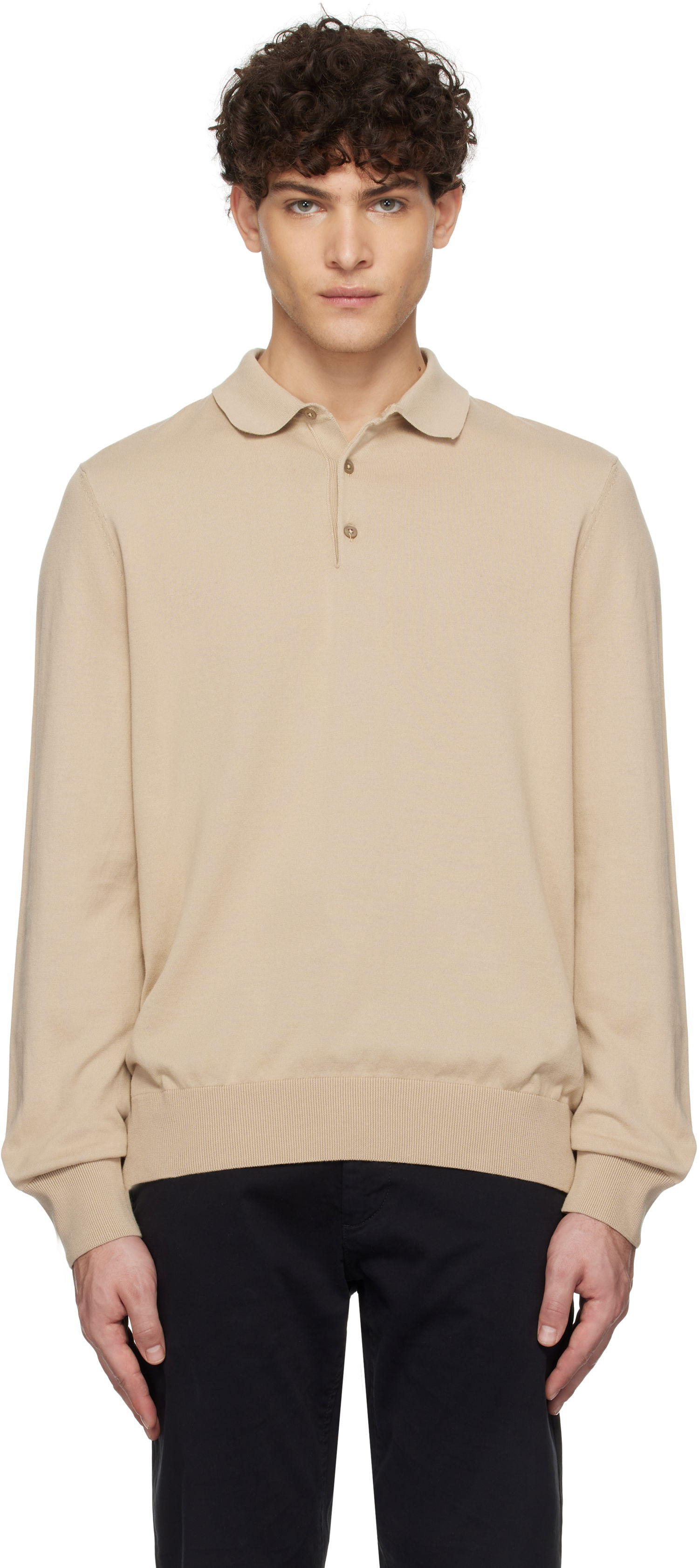 Polo majica BOSS Regular-Fit Polo Shirt Bež | 50506025, 0