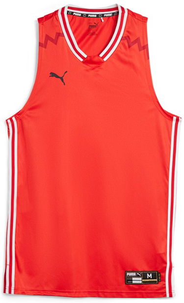 Dres Puma Hoops Team Game Jersey Rdeča | 676628-04, 2