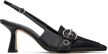 Nakit Aeyde Aeyde Tara Eyelet Slingback Kitten Heels Črna | A11-PU-VDHS75ST179-SS25-800-007, 0