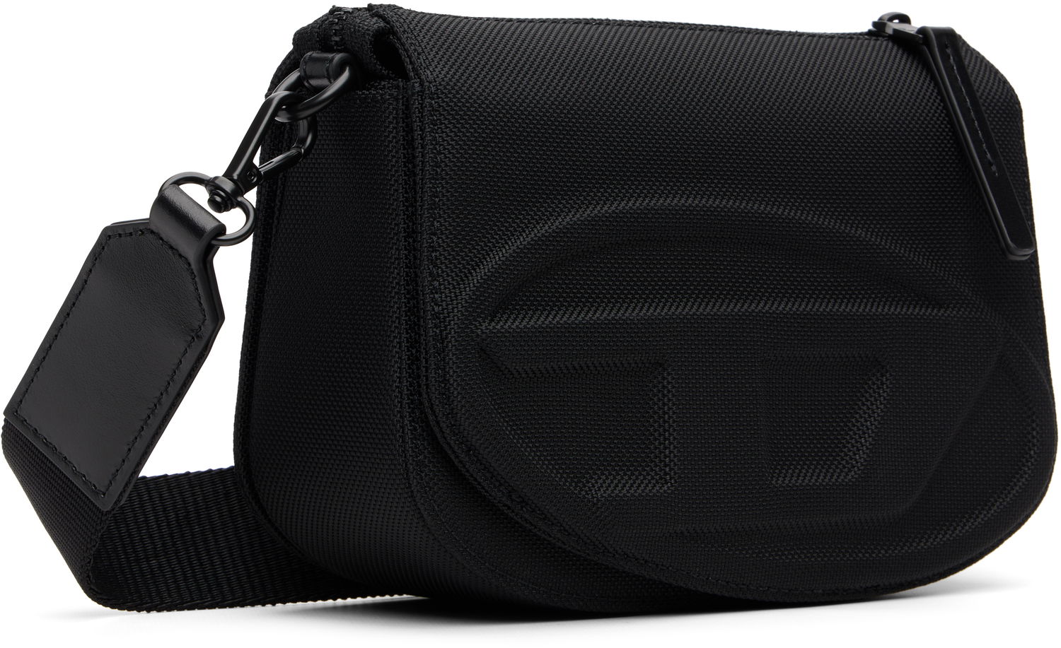 Torba za čez ramo Diesel 1DR Embossed Logo Camera Bag Črna | X10223-P8426-T8013, 1