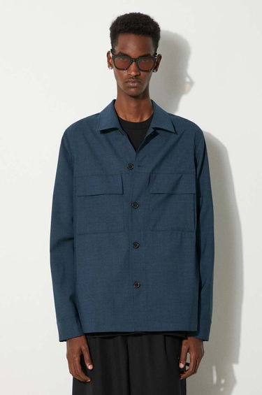 Jakna Paul Smith Paul Smith Wool Overshirt Modra | M1R.703Y.M02212, 2