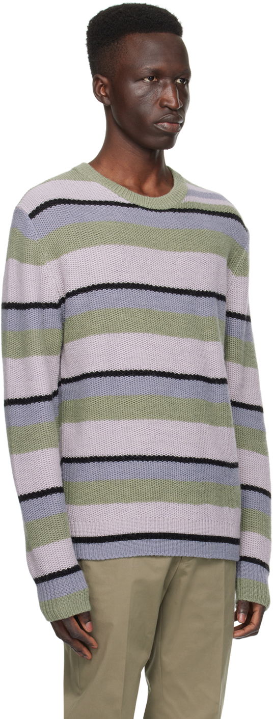 Pleteni pulover Paul Smith Paul Smith Striped Sweater Lila | M1R-613Y-M02279-36, 1