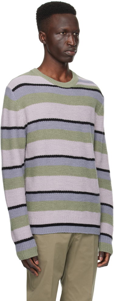 Pleteni pulover Paul Smith Paul Smith Striped Sweater Lila | M1R-613Y-M02279-36, 1