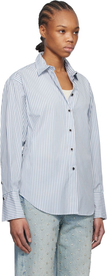 Srajce rag & bone rag & bone Eve Striped Shirt Modra | WAW24HA0184618, 1