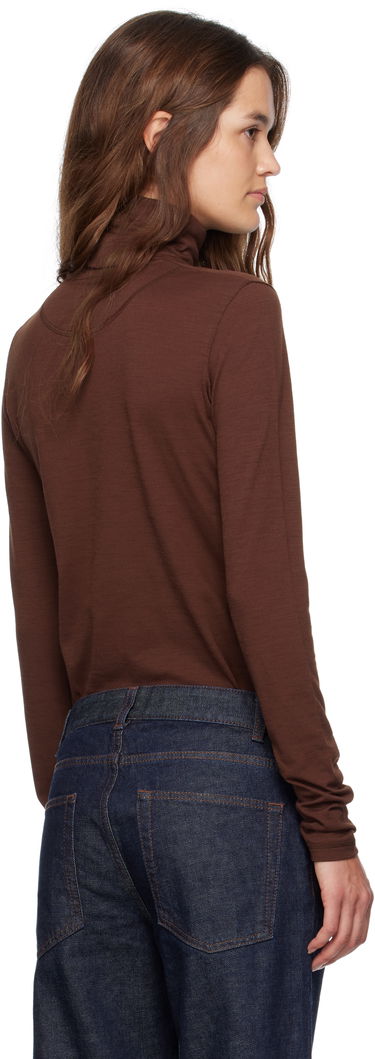 Pleteni pulover Jil Sander Printed Turtleneck Črna | J40GC0020_J70021, 2