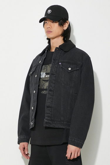 Jakna BBC IceCream ICECREAM Running Dog Sherpa Denim Jacket Črna | IC24147, 3