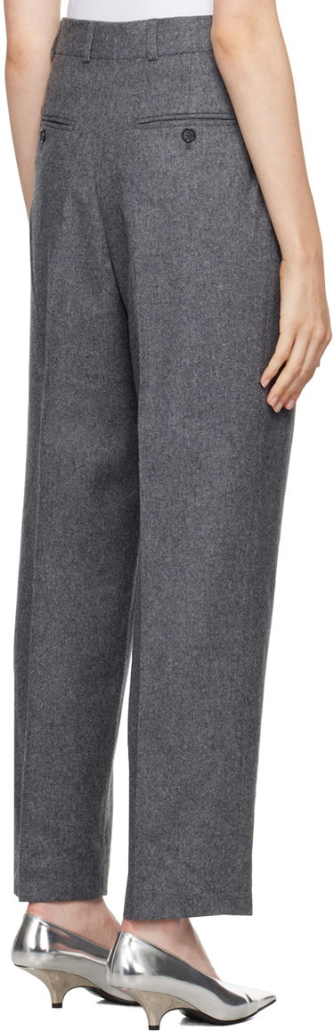 Hlače TOTEME Double-Pleated Tailored Trousers Siva | 244-WRB847-FB0024, 2