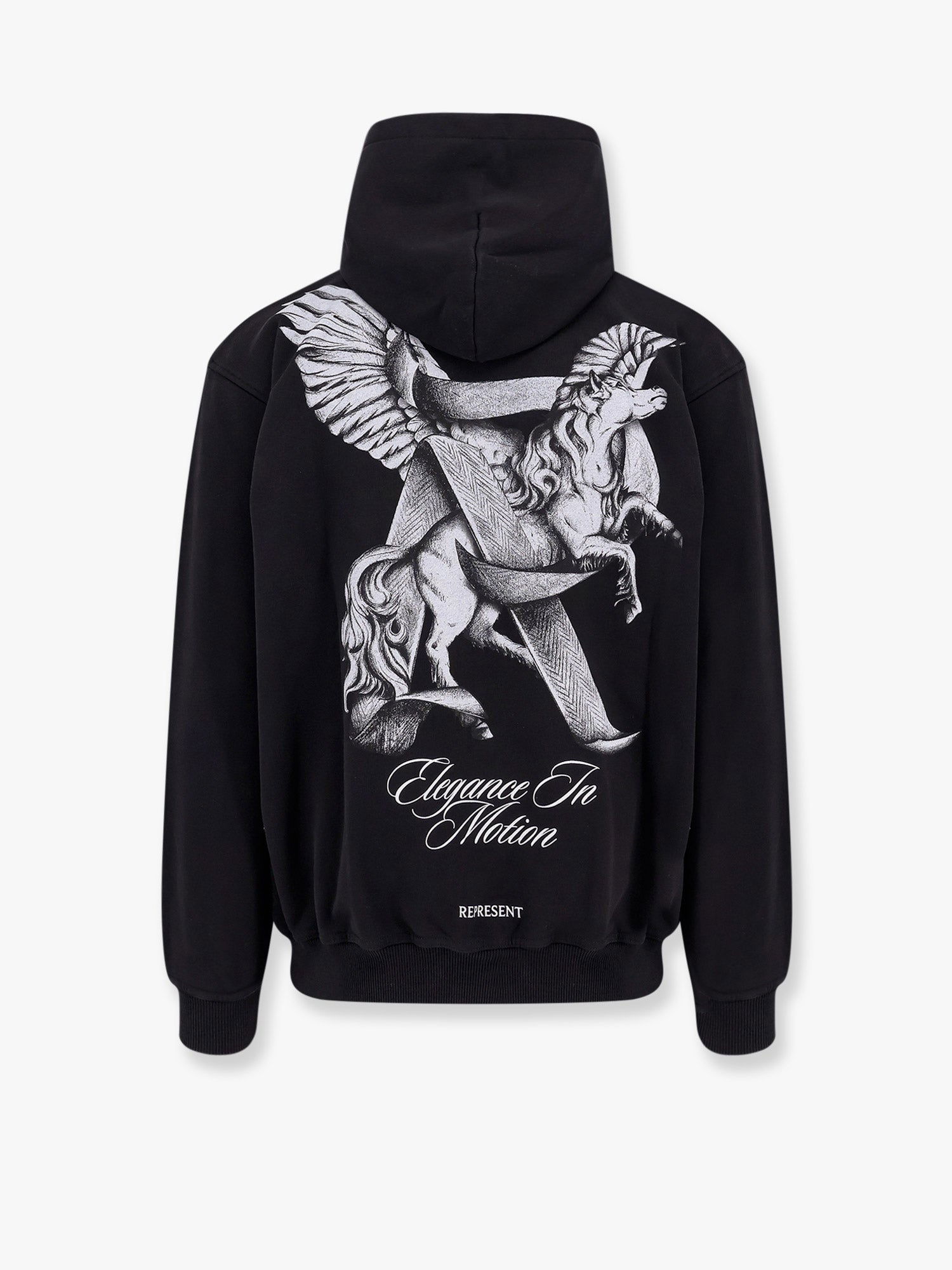 Pulover Represent Clo Represent Pegasus Hoodie Črna | MLM4106501, 1
