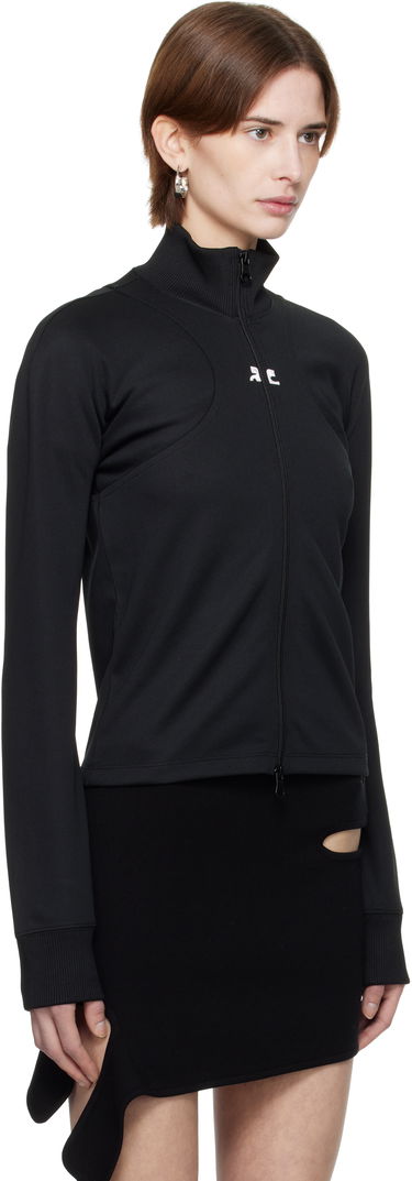 Pleteni pulover Courrèges Courrèges Scuba Interlock Track Jacket Bela | 125JVE110JS0091, 4