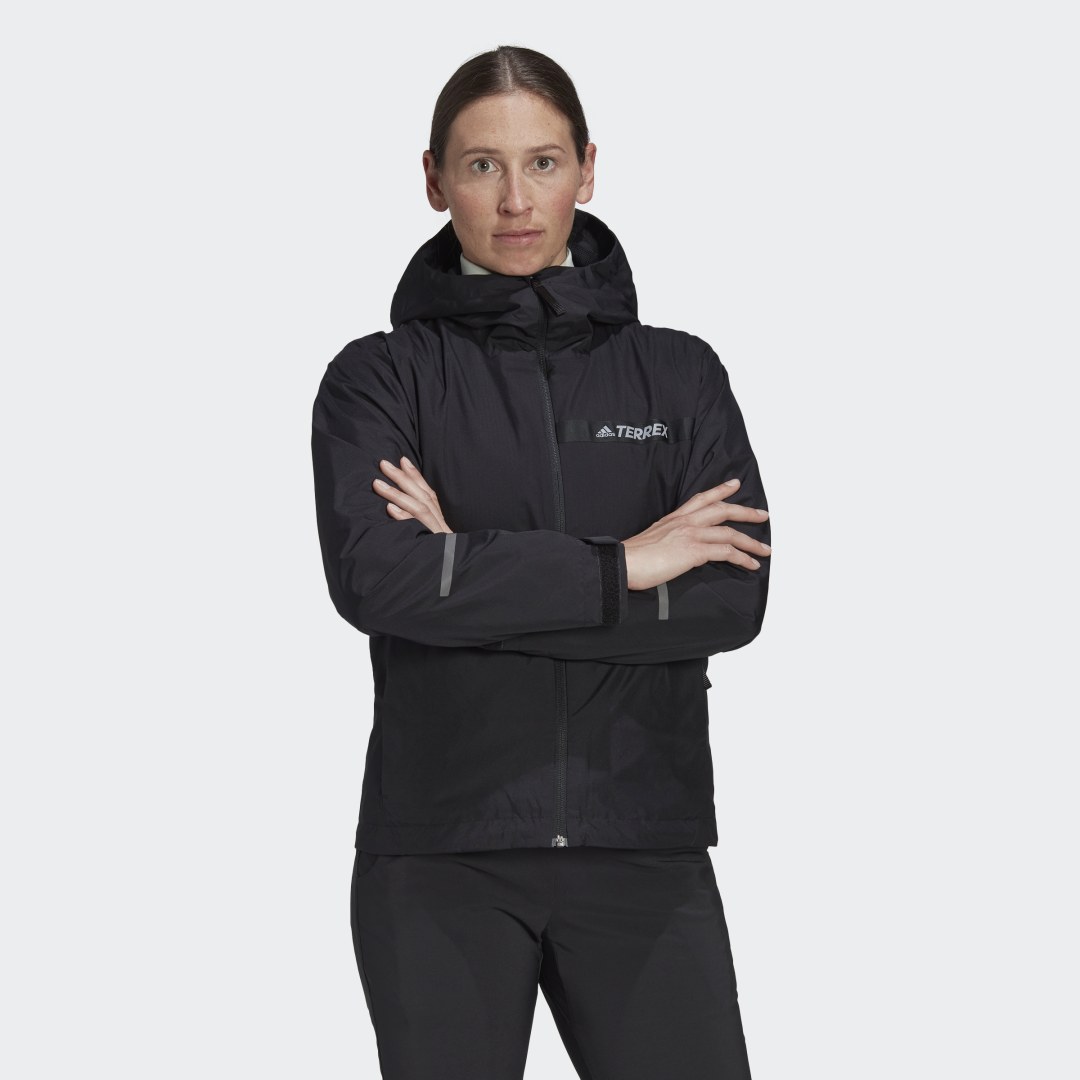 Vetrovka adidas Performance Terrex Multi RAIN.RDY 2-Layer Rain Jacket Črna | HF0825, 0