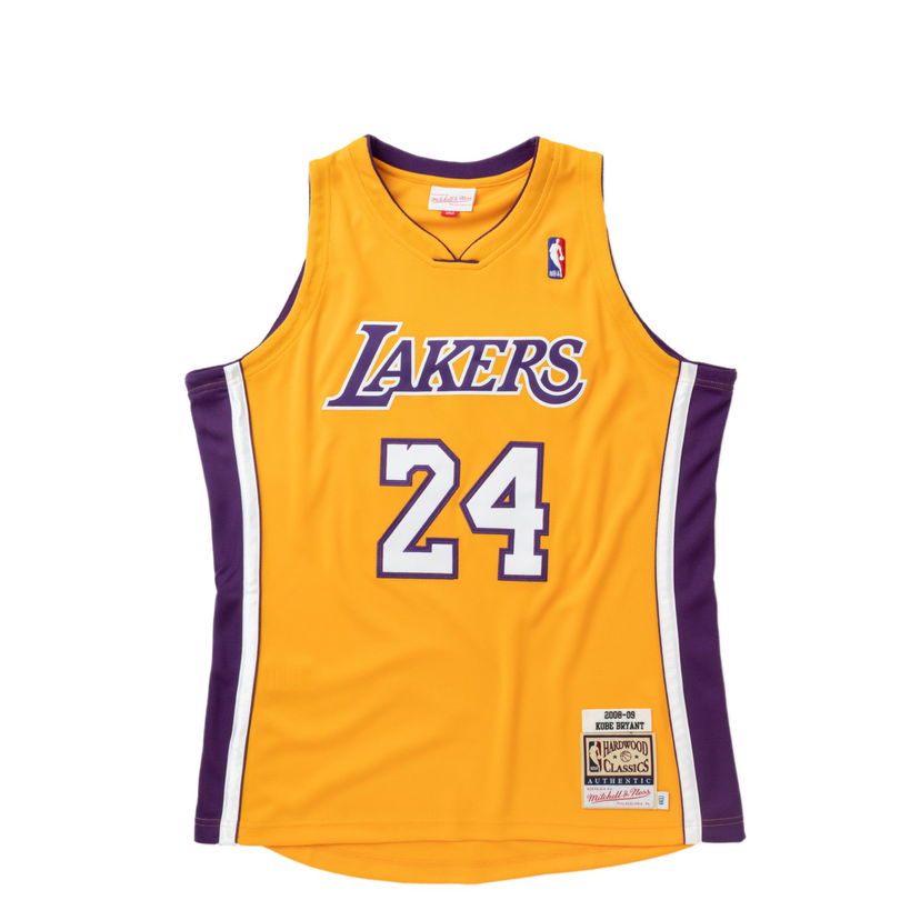 Dres Mitchell & Ness NBA AUTHENTIC JERSEY LOS ANGELES LAKERS 2008-09 KOBE BRYANT #24 Rumena | AJY4CP19009-LALLTGD08KBR